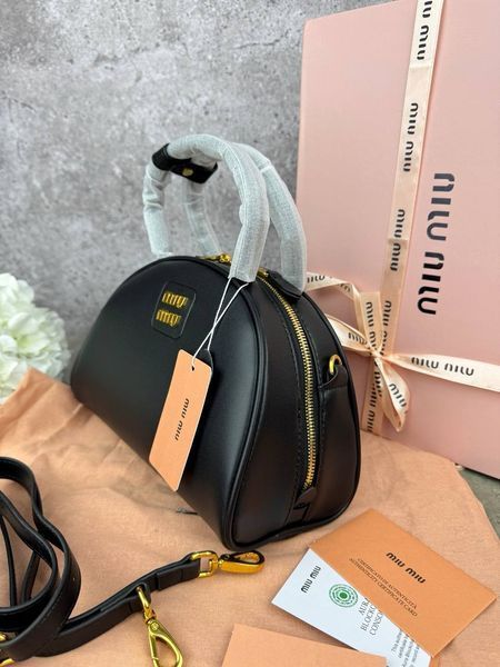 Сумка встилі  Miu Miu Black P17011 фото