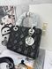 Сумка в стилі Dior Lady Black Silver 20 см 	P6039 фото 4