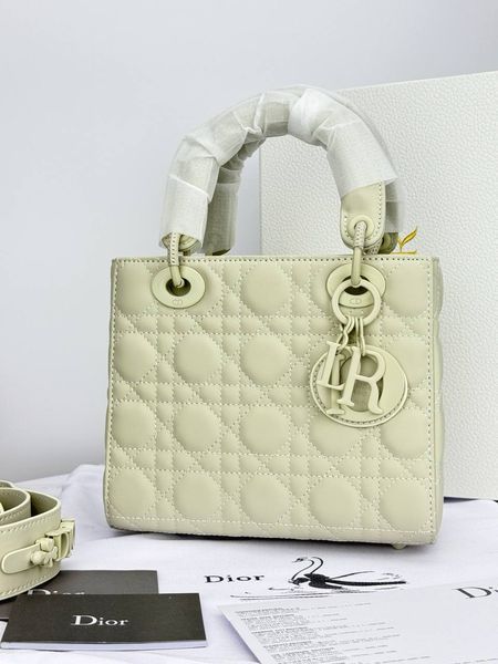 Сумка в стилі Dior Lady Total Beige P6034 фото