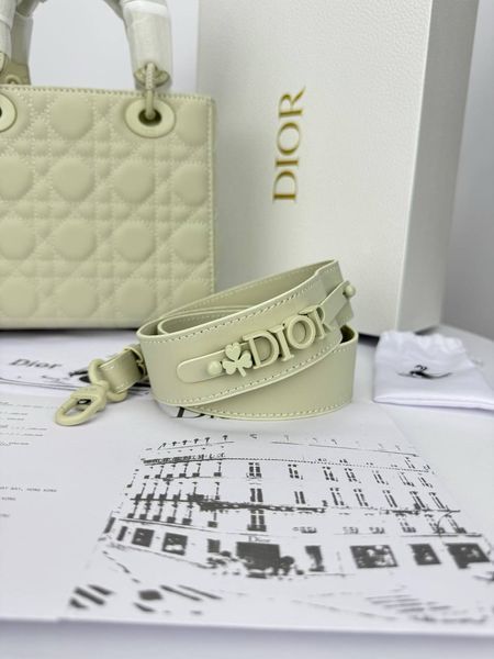 Сумка в стилі Dior Lady Total Beige P6034 фото