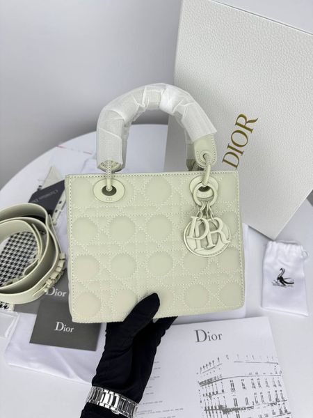 Сумка в стилі Dior Lady Total Beige P6034 фото