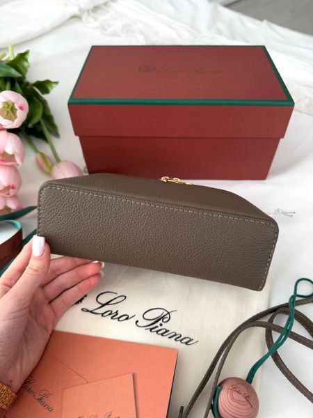 Сумка в стилі Loro Piana Beige Gold P21007 фото