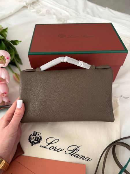 Сумка в стилі Loro Piana Beige Gold P21007 фото