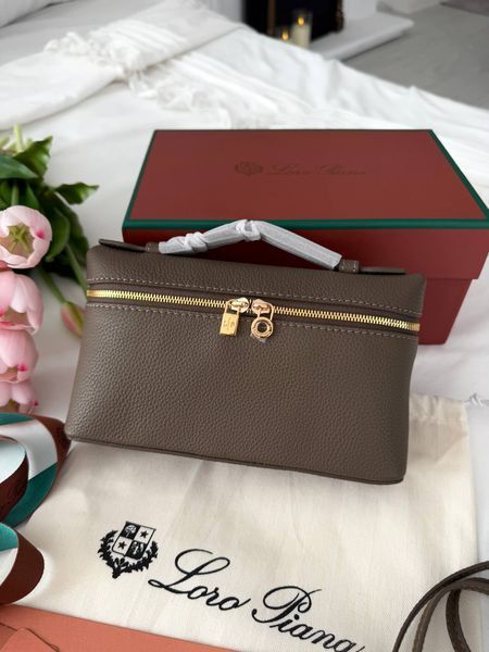 Сумка в стилі Loro Piana Beige Gold P21007 фото