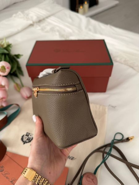 Сумка в стилі Loro Piana Beige Gold P21007 фото