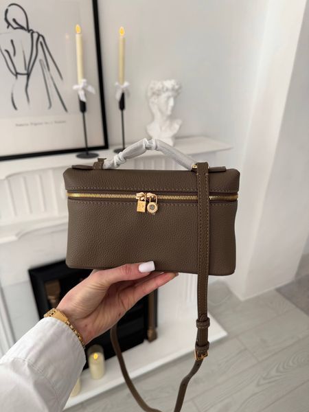Сумка в стилі Loro Piana Beige Gold P21007 фото