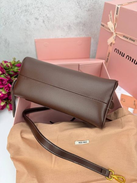 Сумка в стилі Miu Miu Brown  P17033 фото