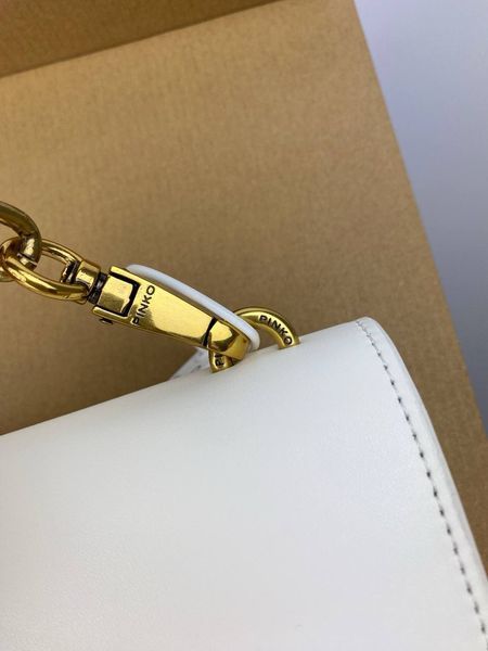 Сумка в стилі Pinko White Gold P14005 фото
