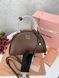 Сумка в стилі Miu Miu Brown  P17033 фото 9
