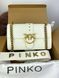 Сумка в стилі Pinko White Gold P14005 фото 3