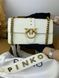 Сумка в стилі Pinko White Gold P14005 фото 2