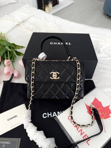 Модель в стилі  Chanel Black Gold 20.5см  P10175 фото