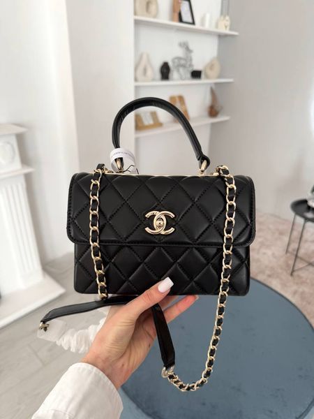 Модель в стилі  Chanel Black Gold 20.5см  P10175 фото