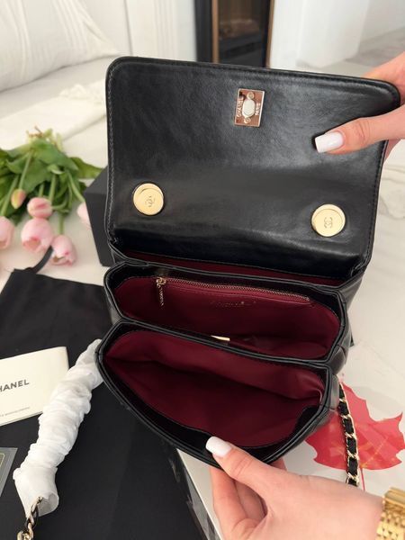 Модель в стилі  Chanel Black Gold 20.5см  P10175 фото