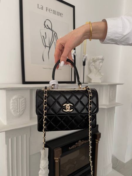 Модель в стилі  Chanel Black Gold 20.5см  P10175 фото
