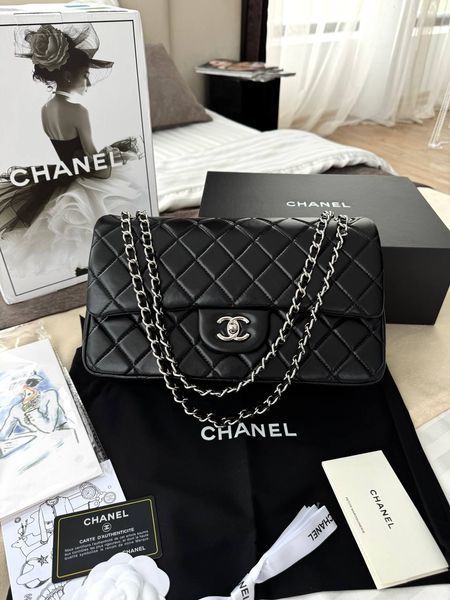 Модель в стилі Chanel Black Silver 30см P10190 фото