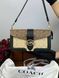 Модель в стилі Coach Black/Beige Logo Р9023 фото 2