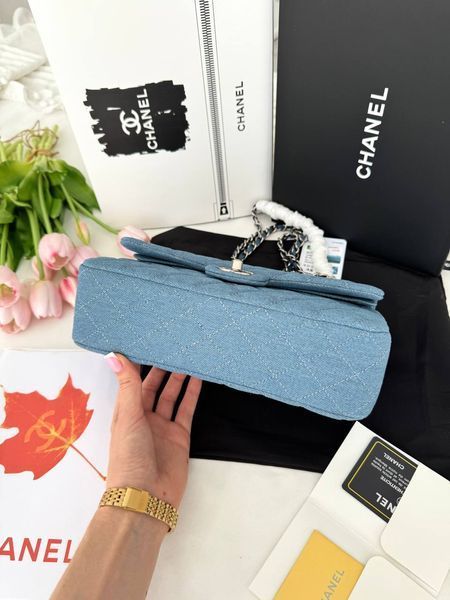 Модель в стилі Chanel Denim Silver P10156 фото