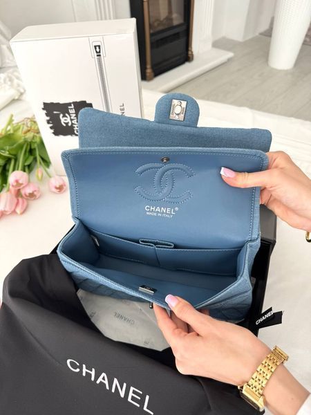 Модель в стилі Chanel Denim Silver P10156 фото