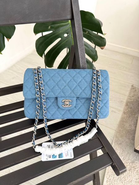 Модель в стилі Chanel Denim Silver P10156 фото