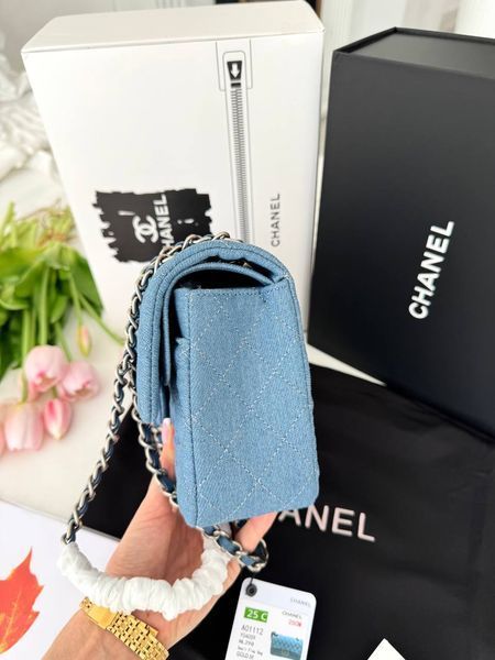 Модель в стилі Chanel Denim Silver P10156 фото