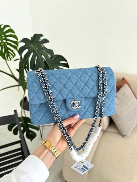 Модель в стилі Chanel Denim Silver P10156 фото