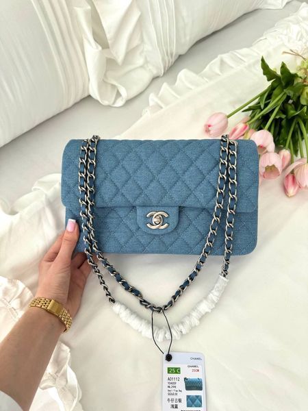 Модель в стилі Chanel Denim Silver P10156 фото
