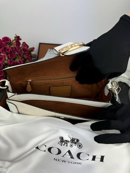 Модель в стилі Coach White Logo 27 см  Р9022 фото