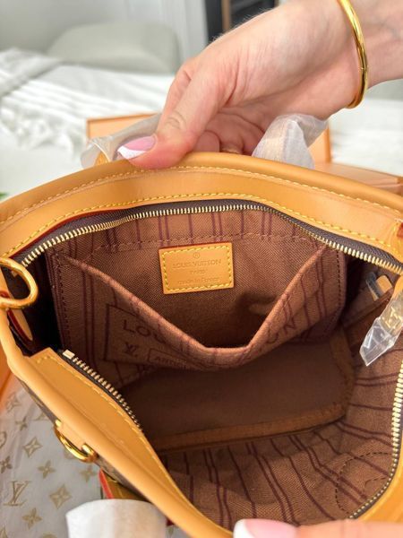 Сумка в стилі Louis Vuitton Neverful BB Brown P1069 фото