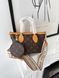 Сумка в стилі Louis Vuitton Neverful BB Brown P1069 фото 3