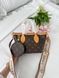 Сумка в стилі Louis Vuitton Neverful BB Brown P1069 фото 8