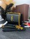 Сумка в стилі Yves Saint Laurent Sunset Black Gold P5019 фото 7