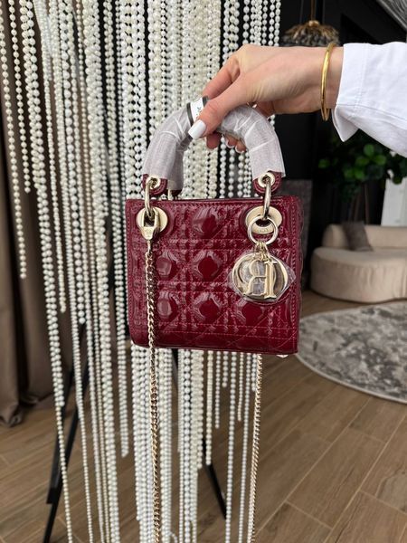 Модель в стилі  Dior Lady Burgundy Gold 17 р6074 фото