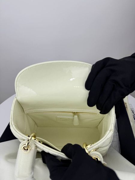 Сумка в стилі Dior Lady Milk Gold 20 см 	P6036 фото