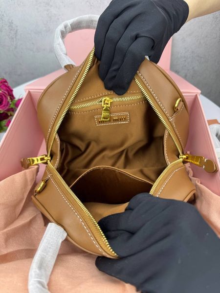 Сумка в стилі Miu Miu Brown P17025 фото