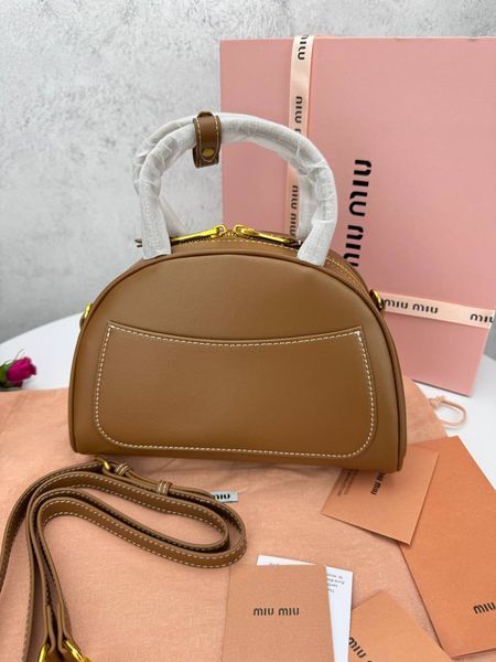 Сумка в стилі Miu Miu Brown P17025 фото