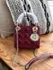 Модель в стилі  Dior Lady Burgundy Gold 17 р6074 фото 3
