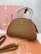 Сумка в стилі Miu Miu Brown P17025 фото 11