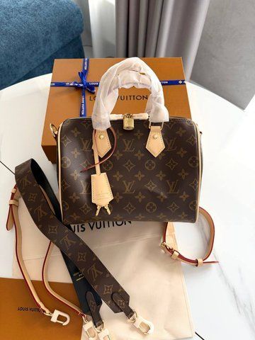 Модель в стилі Louis Vuitton Speedy Bandouliere 25 P1086 фото