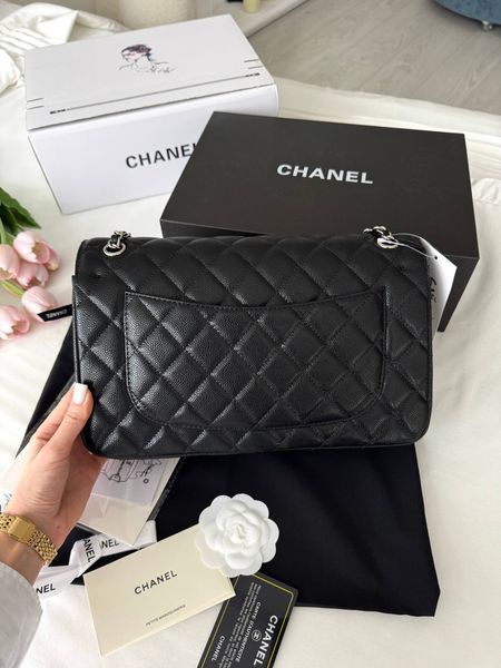 Модель в стилі Chanel Black Silver Texture 30 см P10177 фото