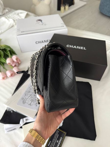 Модель в стилі Chanel Black Silver Texture 30 см P10177 фото