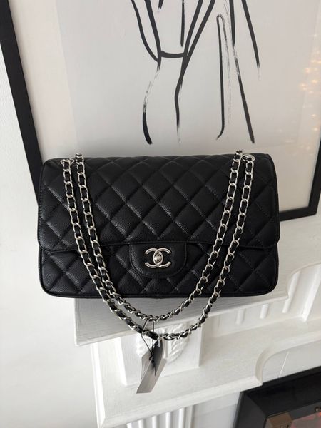 Модель в стилі Chanel Black Silver Texture 30 см P10177 фото