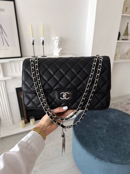 Модель в стилі Chanel Black Silver Texture 30 см P10177 фото