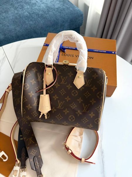 Модель в стилі Louis Vuitton Speedy Bandouliere 25 P1086 фото