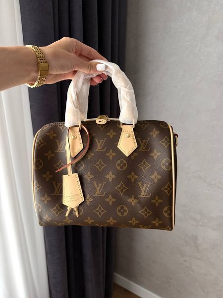 Модель в стилі Louis Vuitton Speedy Bandouliere 25 P1086 фото