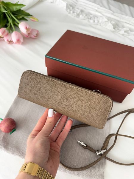 Сумка в стилі Loro Piana Beige Silver P21005 фото