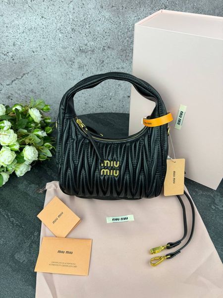 Сумка в стилі Miu Miu  Black P17006 фото
