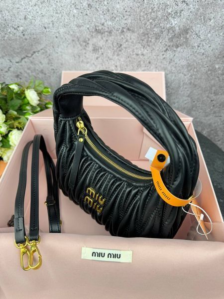 Сумка в стилі Miu Miu  Black P17006 фото