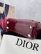Сумка в стилі Dior Lady Burgundy Gold P6030 фото 11
