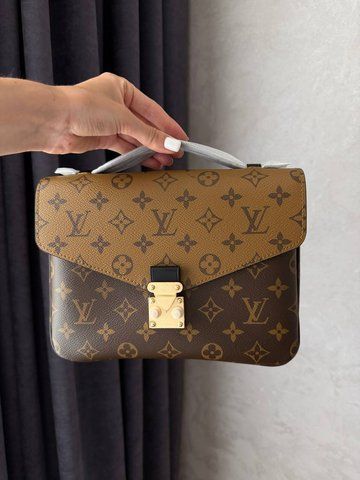 Модель в стилі Louis Vuitton Pochette Metis Brown  	P1085 фото